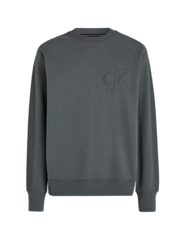 CALVIN KLEIN SUDADERA J30J325634_GR GRIS (M)