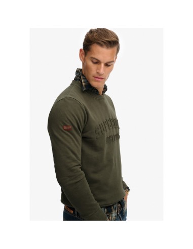 SUPERDRY SUDADERA M2014392A_VE VERDE (M)