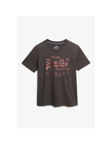 SUPERDRY CAMISETAS W1011731A_NG NEGRO (W)