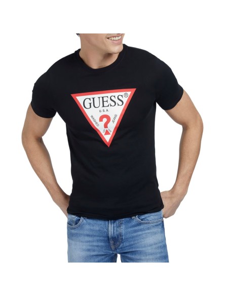 GUESS CAMISETAS M1RI71I3Z11_NG NEGRO (M) GUESS CAMISETAS M1RI71I3Z11_NG NEGRO (M)