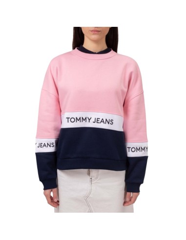 TOMMY HILFIGER SUDADERA DW0DW17705_RS ROSA (W)