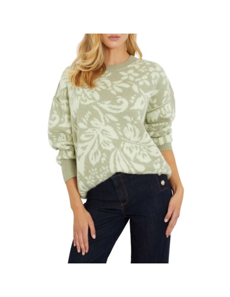 GUESS JERSEY W4RR68Z3BI0_VE VERDE (W) GUESS JERSEY W4RR68Z3BI0_VE VERDE (W)