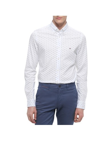 TOMMY HILFIGER CAMISA XM0XM02568_BL BLANCO (M)