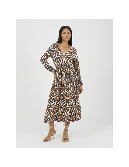 BRAVE SOUL VESTIDO AZTEC_CRU CRUDO (W) BRAVE SOUL VESTIDO AZTEC_CRU CRUDO (W)